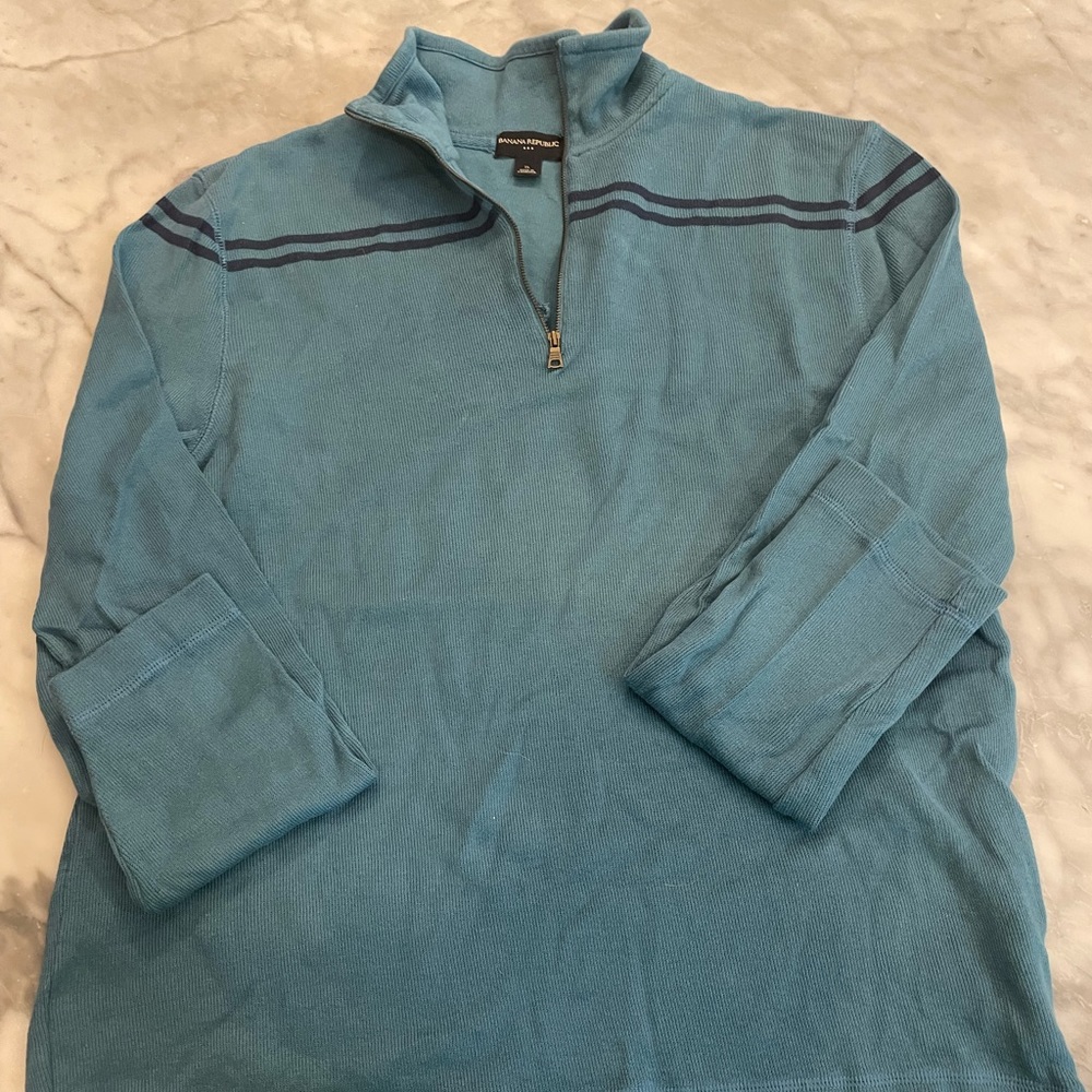 Men’s Banana Republic quarter zip sweater